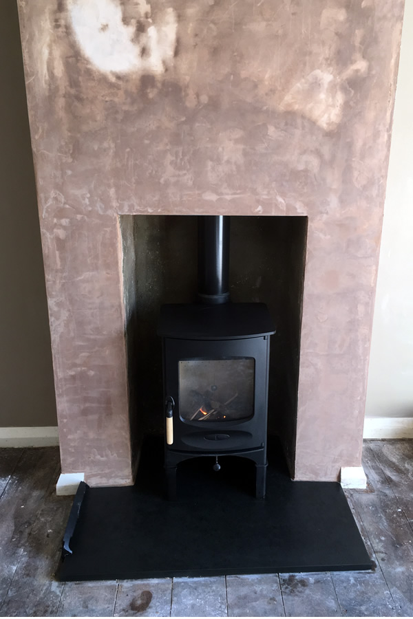 Install Charnwood C4 Blu Wood burning stove