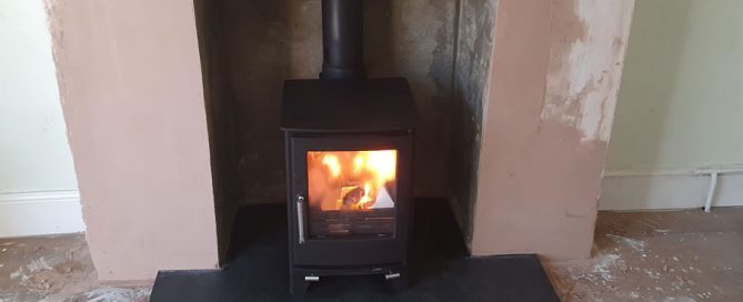 Finished fireplace renovation Burnham-n-Sea