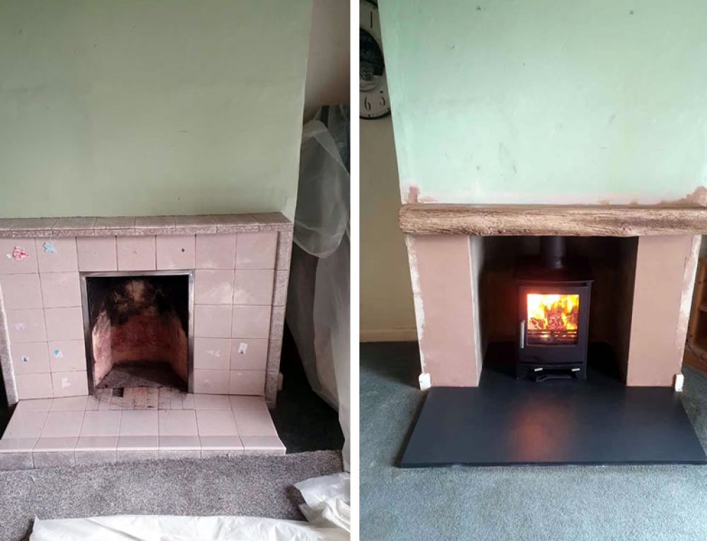 Fireplace Renovation and Woodburner Installation in Chard Cosy Stoves