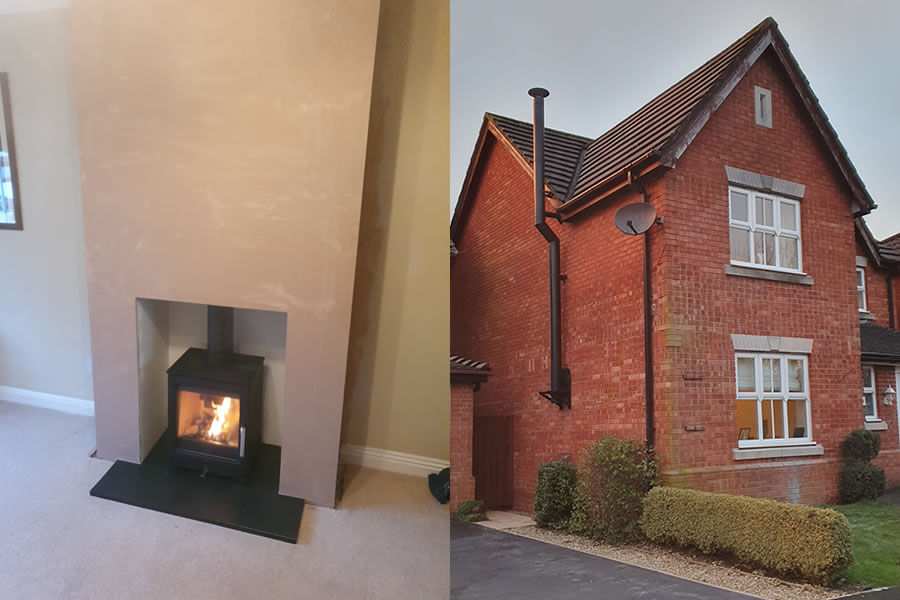 Twinwall Chimney Installation in Taunton and Somerset Area
