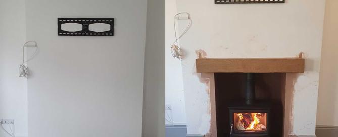 hetas chimnefireplace renovation and woodburner installation in Burnham-on-Sea