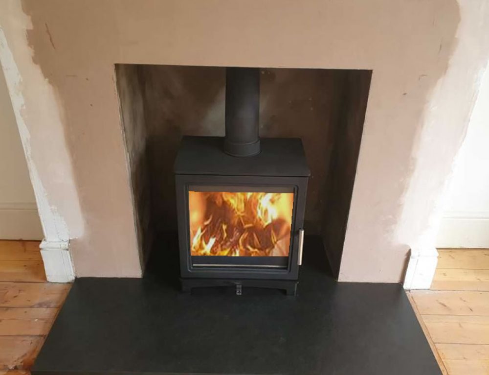 Open Up Chimney Fireplace and Install a Woodburner in Tiverton Cosy