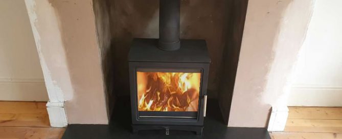 Fireplace renovation and woodburner installation in Taunton completed