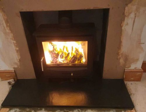 Fireplace renovation and woodburner installation in Halse, Taunton
