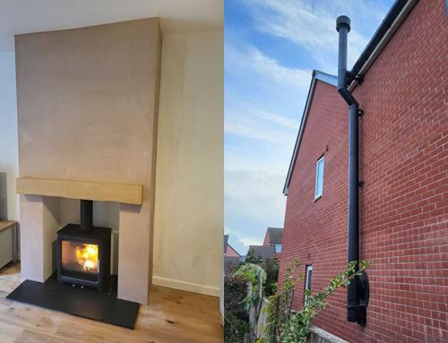 2 Day Chimney Breast Construction & Stove Installation