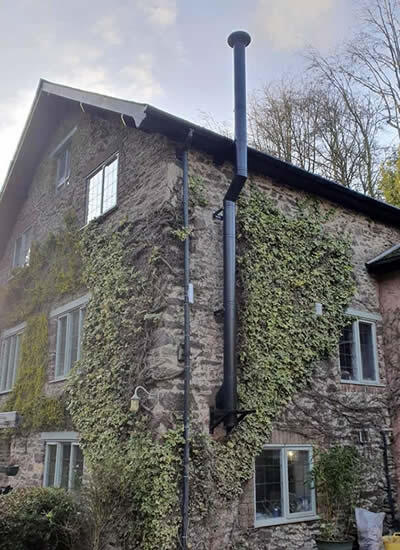 HETAS Twinwall chimney system installers in Somerset